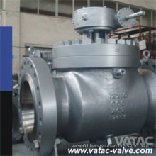 Top Entry Ball Valve A216 Wcb CS Trunnion Mounted Gear